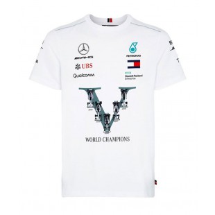 Formule 1 - Týmové tričko Mercedes AMG Petronas WORLD CHAMPIONSHIP WINNER