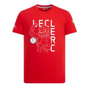Formule 1 - Tričko Ferrari Charles Leclerc