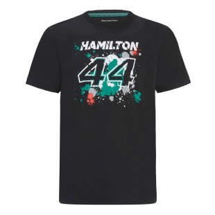 Formule 1 - Tričko Lewis Hamilton "44" - černé