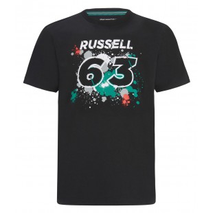 Formule 1 - Tričko George Russell 63 - černé