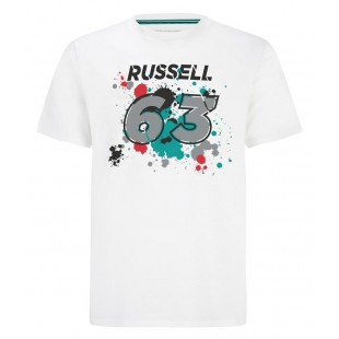 Formule 1 - Tričko George Russell 63 - bílé