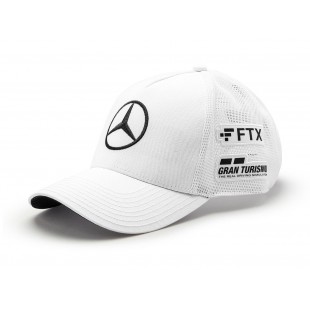 Formule 1 - Kšiltovka Lewis HAMILTON trucker - bílá