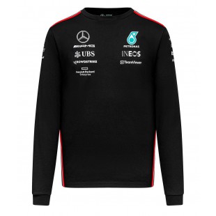 Formule 1 - Týmové triko Mercedes AMG Petronas - černé