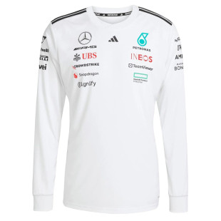 Formule 1 - Týmové triko Mercedes AMG Petronas - bílé
