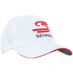 Formule 1 - Kšiltovka Ayrton Senna - bílá