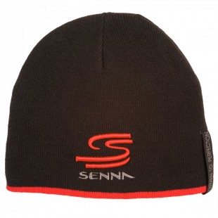 Formule 1 - Zimní čepice Ayrton Senna - černá