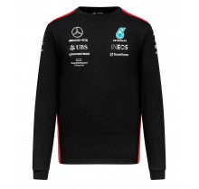 Týmové triko Mercedes AMG Petronas - černé