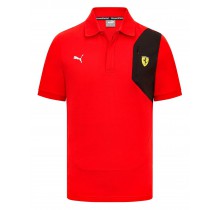 Polo tričko Scuderia Ferrari - červené