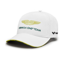 Týmová kšiltovka Aston Martin F1 - bílá