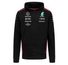 Týmová mikina Mercedes AMG F1 s kapucí