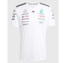 Týmové tričko Mercedes AMG Petronas F1 - bílé