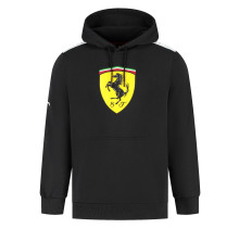 Mikina Scuderia Ferrari s kapucí - černá