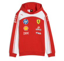 Dětská týmová mikina Scuderia Ferrari s kapucí