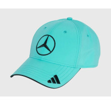 Týmová kšiltovka Mercedes AMG - tyrkysová