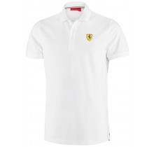 Polo tričko Ferrari Classic - bílé