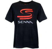 Tričko Ayrton Senna - černé